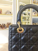 Dior, Lady Dior Medium, Medium, Black, Very Very  Good - Image 8