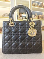 Dior, Lady Dior Medium, Medium, Black, Very Very  Good - Image 9