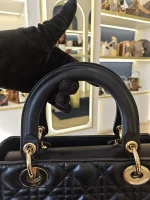 Dior, Lady Dior Medium, Medium, Black, Very Very  Good - Image 29