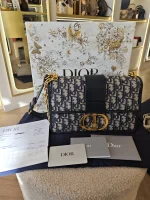 Dior, 30 Montaigne Bag , Medium, Blue, Very Very  Good - Image 2