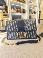 Dior, 30 Montaigne Bag , Medium, Blue, Very Very  Good - Image 4