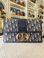 Dior, 30 Montaigne Bag , Medium, Blue, Very Very  Good - Image 6