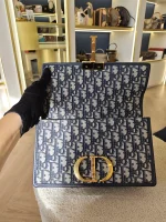 Dior, 30 Montaigne Bag , Medium, Blue, Very Very  Good - Image 32