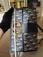 Dior, 30 Montaigne Bag , Medium, Blue, Very Very  Good - Image 46