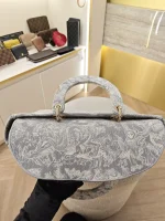 Dior, Lady D-Lite Bag, Large, Grey, Very Very  Good - Image 39