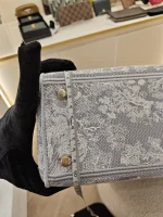 Dior, Lady D-Lite Bag, Large, Grey, Very Very  Good - Image 52