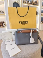 Fendi, By The Way Boston Bag, Mini, Tricolor, Very Very  Good - Image 2