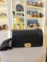Chanel, Chanel Boy 10, 10", Black, Very Very  Good - Image 2