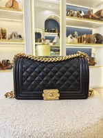 Chanel, Chanel Boy 10, 10", Black, Very Very  Good - Image 4
