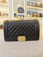 Chanel, Chanel Boy 10, 10", Black, Very Very  Good - Image 5