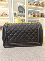 Chanel, Chanel Boy 10, 10", Black, Very Very  Good - Image 6
