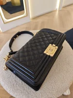 Chanel, Chanel Boy 10, 10", Black, Very Very  Good - Image 11