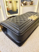 Chanel, Chanel Boy 10, 10", Black, Very Very  Good - Image 13