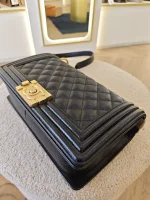 Chanel, Chanel Boy 10, 10", Black, Very Very  Good - Image 14