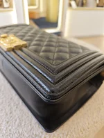Chanel, Chanel Boy 10, 10", Black, Very Very  Good - Image 15