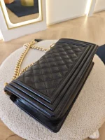 Chanel, Chanel Boy 10, 10", Black, Very Very  Good - Image 16