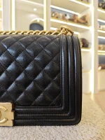 Chanel, Chanel Boy 10, 10", Black, Very Very  Good - Image 20