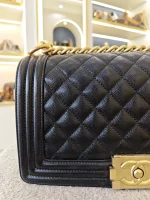 Chanel, Chanel Boy 10, 10", Black, Very Very  Good - Image 21