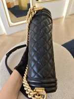 Chanel, Chanel Boy 10, 10", Black, Very Very  Good - Image 24