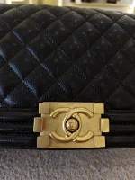 Chanel, Chanel Boy 10, 10", Black, Very Very  Good - Image 25