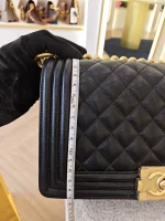 Chanel, Chanel Boy 10, 10", Black, Very Very  Good - Image 46