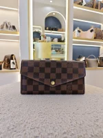 Louis Vuitton, Sarah Wallet, , Brown, Very Good - Image 4