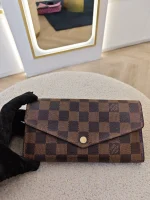 Louis Vuitton, Sarah Wallet, , Brown, Very Good - Image 6