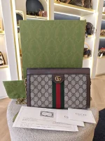 Gucci, Gucci Ophidia GG Small Shoulder Bag, Small, Beige, Very Very  Good - Image 2