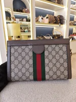 Gucci, Gucci Ophidia GG Small Shoulder Bag, Small, Beige, Very Very  Good - Image 5