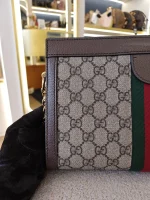 Gucci, Gucci Ophidia GG Small Shoulder Bag, Small, Beige, Very Very  Good - Image 7