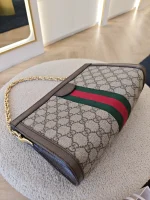Gucci, Gucci Ophidia GG Small Shoulder Bag, Small, Beige, Very Very  Good - Image 19