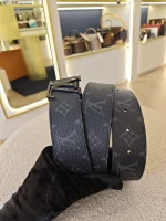 Louis Vuitton, Louis Vuitton Monogram Eclipse Reversible Belt, 95/38, Black, Very Very  Good - Image 12