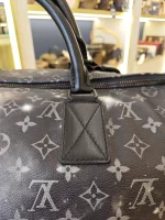 Louis Vuitton, Louis Vuitton Keepall Bandouliere 50 Monogram Galaxy, 50, Black, Very Very  Good - Image 12