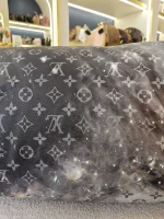 Louis Vuitton, Louis Vuitton Keepall Bandouliere 50 Monogram Galaxy, 50, Black, Very Very  Good - Image 18