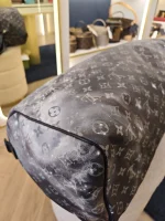 Louis Vuitton, Louis Vuitton Keepall Bandouliere 50 Monogram Galaxy, 50, Black, Very Very  Good - Image 21