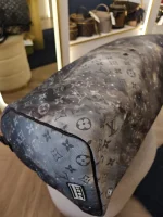 Louis Vuitton, Louis Vuitton Keepall Bandouliere 50 Monogram Galaxy, 50, Black, Very Very  Good - Image 26