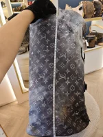 Louis Vuitton, Louis Vuitton Keepall Bandouliere 50 Monogram Galaxy, 50, Black, Very Very  Good - Image 35