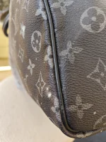 Louis Vuitton, Louis Vuitton Keepall Bandouliere 50 Monogram Galaxy, 50, Black, Very Very  Good - Image 41