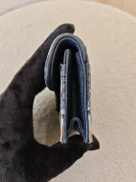 Dior, Saddle Flap Card Holder, , Blue, Very Very  Good - Image 6