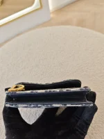 Dior, Saddle Flap Card Holder, , Blue, Very Very  Good - Image 10