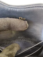 Dior, Saddle Flap Card Holder, , Blue, Very Very  Good - Image 21