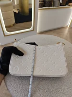 Louis Vuitton, Easy Pouch On Strap , , White, Very Very  Good - Image 28