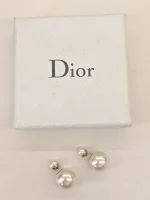 Dior, Petit CD Earring, , White, Very Very  Good - Image 5
