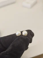 Dior, Petit CD Earring, , White, Very Very  Good - Image 18