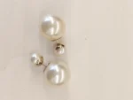 Dior, Petit CD Earring, , White, Very Very  Good - Image 21