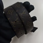Louis Vuitton, LV Initiales Reversible Belt, 85/34, Black, New - Image 5