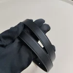 Gucci, Interlocking G Buckle, 95/38, Black, Used Once - Image 6