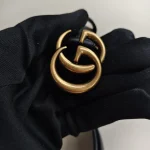Gucci, Interlocking G Buckle, 95/38, Black, Used Once - Image 8