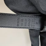 Gucci, Interlocking G Buckle, 95/38, Black, Used Once - Image 16