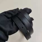 Gucci, Interlocking G Buckle, 95/38, Black, Used Once - Image 22